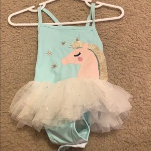 Mud pie unicorn swimsuit